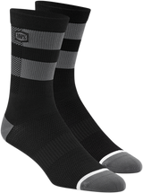 Flow Performance Socks - Black/Gray - Large/XL