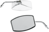 Mirror - \"Big One\"/Cruiser - Side View - Rectangle - M10 x 1.25 | M10 x 1.25 (Left Hand) - Chrome