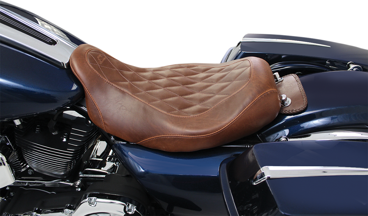 Seat - Wide Tripper™ Solo - without Backrest - Diamond - Brown 2008 - 2021