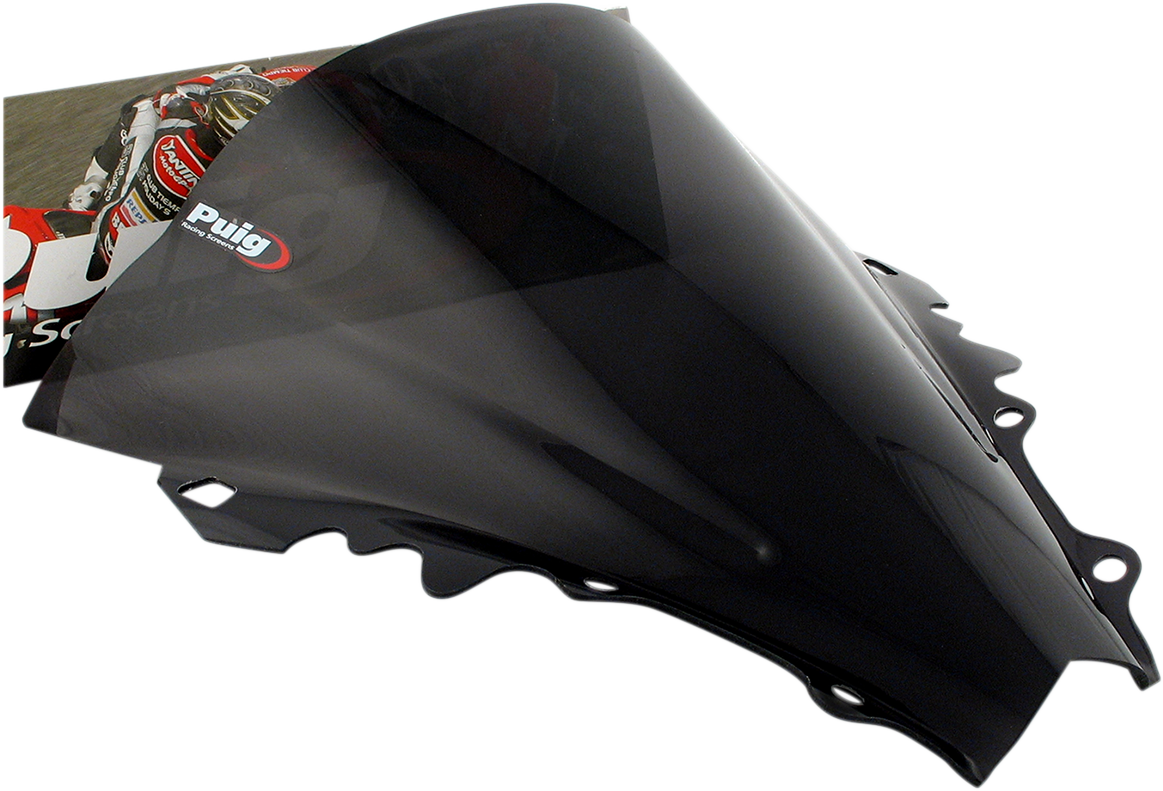 Race Windscreen - 12-1/2\" - Dark Smoke - YZF-R6 2006 - 2007