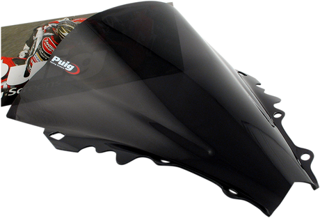 Race Windscreen - 12-1/2\" - Dark Smoke - YZF-R6 2006 - 2007