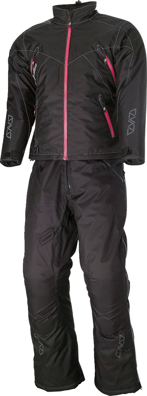 Women\'s Pivot 6 Jacket - Black/Pink - 2XL