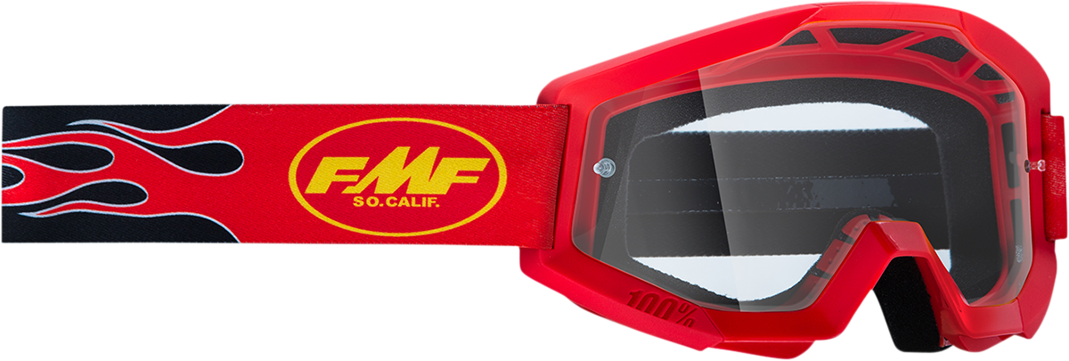 PowerCore Goggles - Flame - Red - Clear