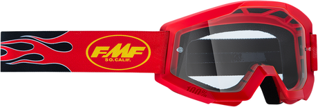 PowerCore Goggles - Flame - Red - Clear