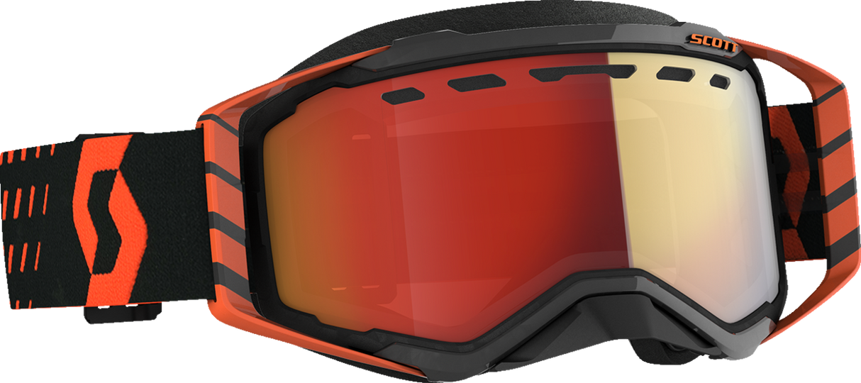 Prospect Snow Goggles - Orange/Black - Enhancer Red Chrome