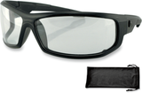 AXL Sunglasses - Gloss Black - Clear