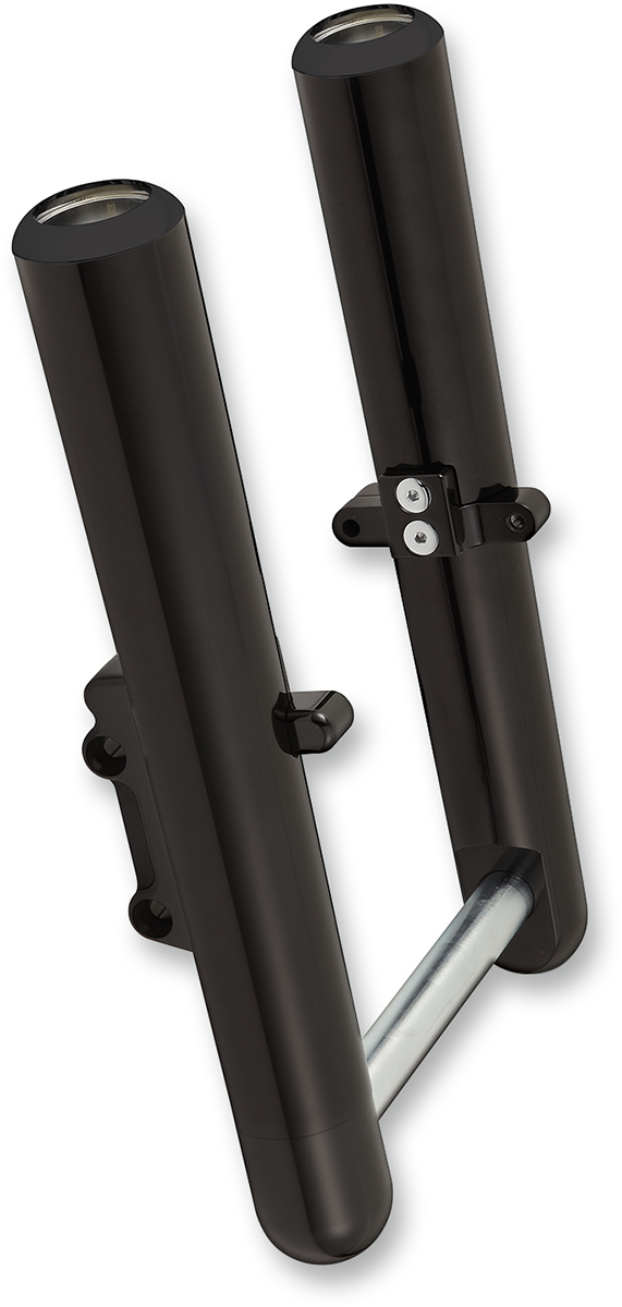 Fork Legs - Black Anodized - Hot Legs - Custom Single Disc - Smooth - \'00-\'07 2000 - 2007