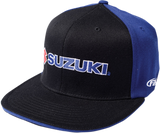 Suzuki Flexfit® Hat - Black/Blue - Large/XL