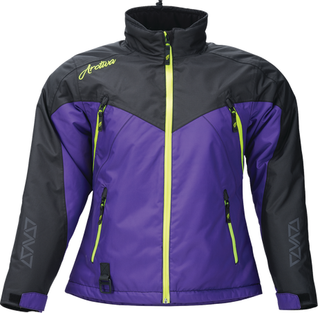 Women\'s Pivot 7 Jacket - Black/Purple - 2XL