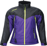 Women\'s Pivot 7 Jacket - Black/Purple - 2XL