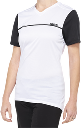 Women\'s Ridecamp Jersey - Short-Sleeve - White/Black - Small