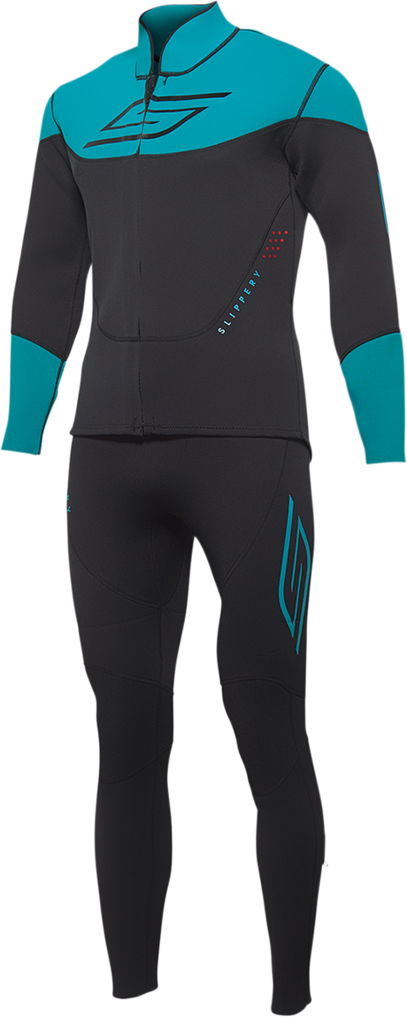 Breaker Wetsuit & Jacket - Black/Aqua - Small