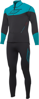 Breaker Wetsuit & Jacket - Black/Aqua - Large