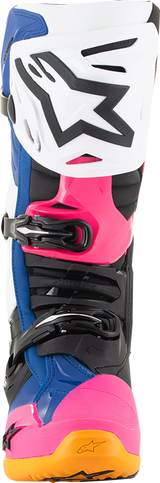 Daytona Coast Limited Edition Tech 10 Boots - White/Blue/Pink - US 8