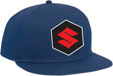 Youth Suzuki Mark Snapback Hat - Navy