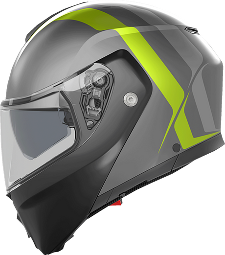 Streetmodular Helmet - Resia - Matte Gray/Black/Yellow Fluo - Small