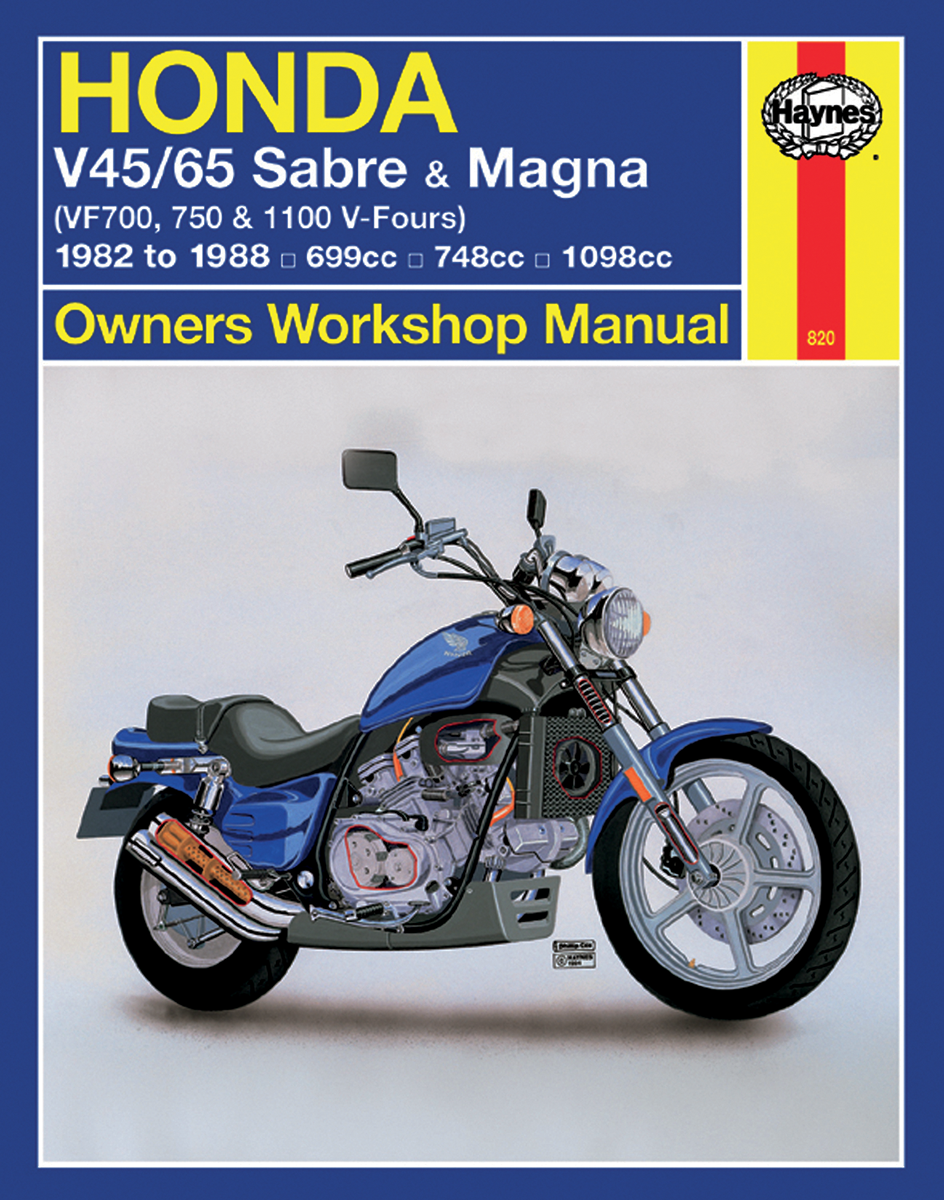 Manual - Honda Sabre/Magna V4 1982 - 1986