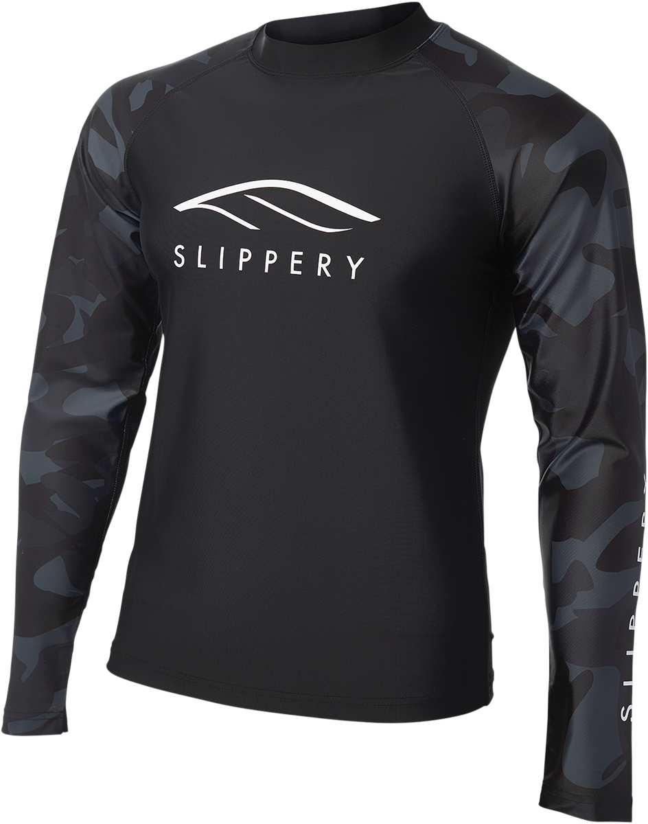 Rashguard Long-Sleeve Underwear - Black/Camo - Large