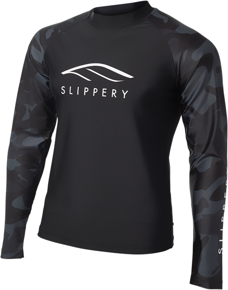 Rashguard Long-Sleeve Underwear - Black/Camo - Large