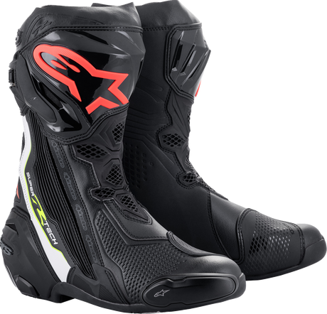 Supertech R Boots - Black/Red - US 8 / EU 42