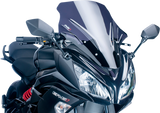 Race Windscreen - 21-1/4\" - Dark Smoke - Ninja 650 2012 - 2016