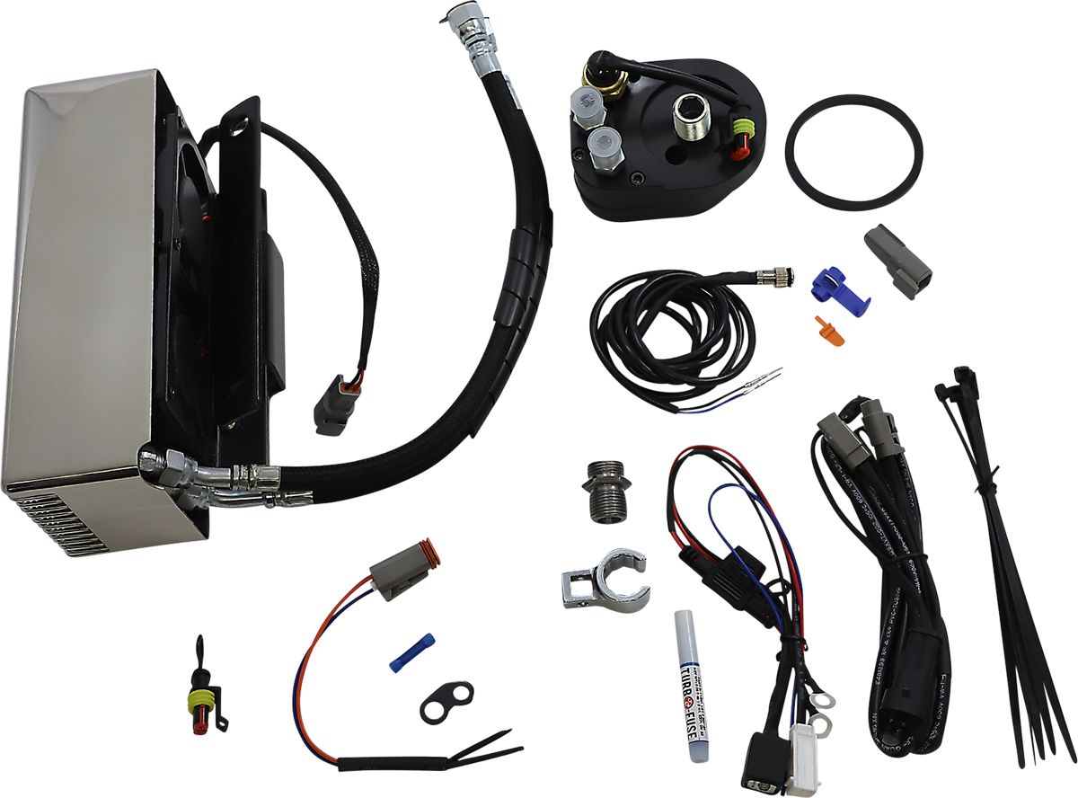 Oil Cooler Kit - Chrome - Touring 2009 - 2016