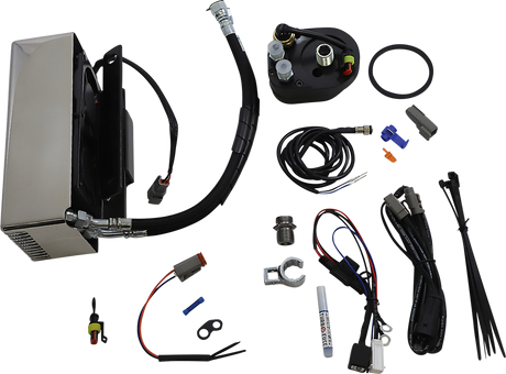 Oil Cooler Kit - Chrome - Touring 2009 - 2016