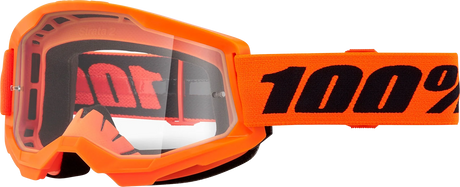 Strata 2 Goggle - Neon Orange - Clear