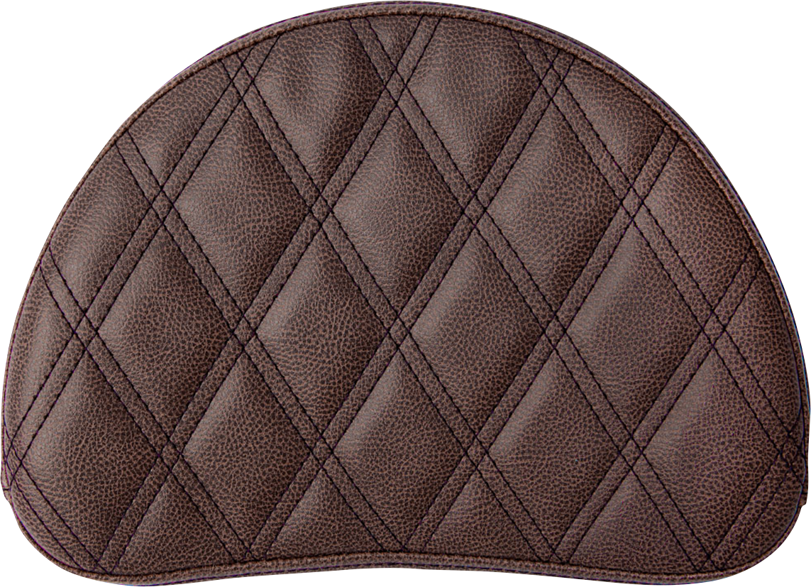 Sissy Bar Pad - Lattice Stitched - Brown