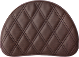 Sissy Bar Pad - Lattice Stitched - Brown