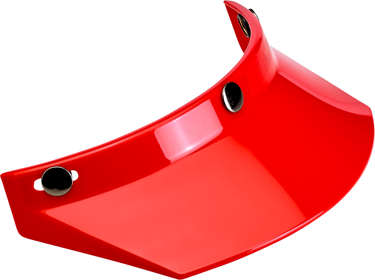 Moto 3-Snap Visor - Red