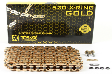 520 X-Ring Chain - Gold - 120 Link