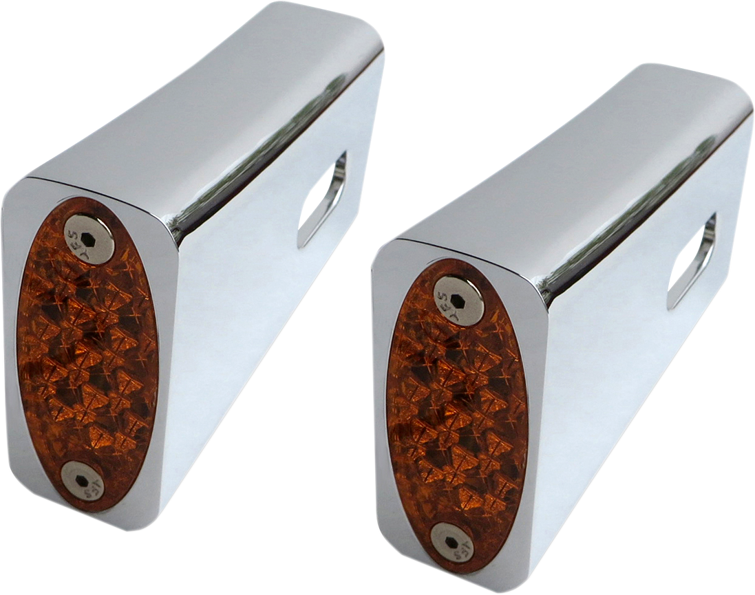 Strut LED Marker Light - Chrome/Amber 1984 - 2017