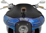 Flare™ Windshield - 9\" - Black - FXRP 1985 - 1992