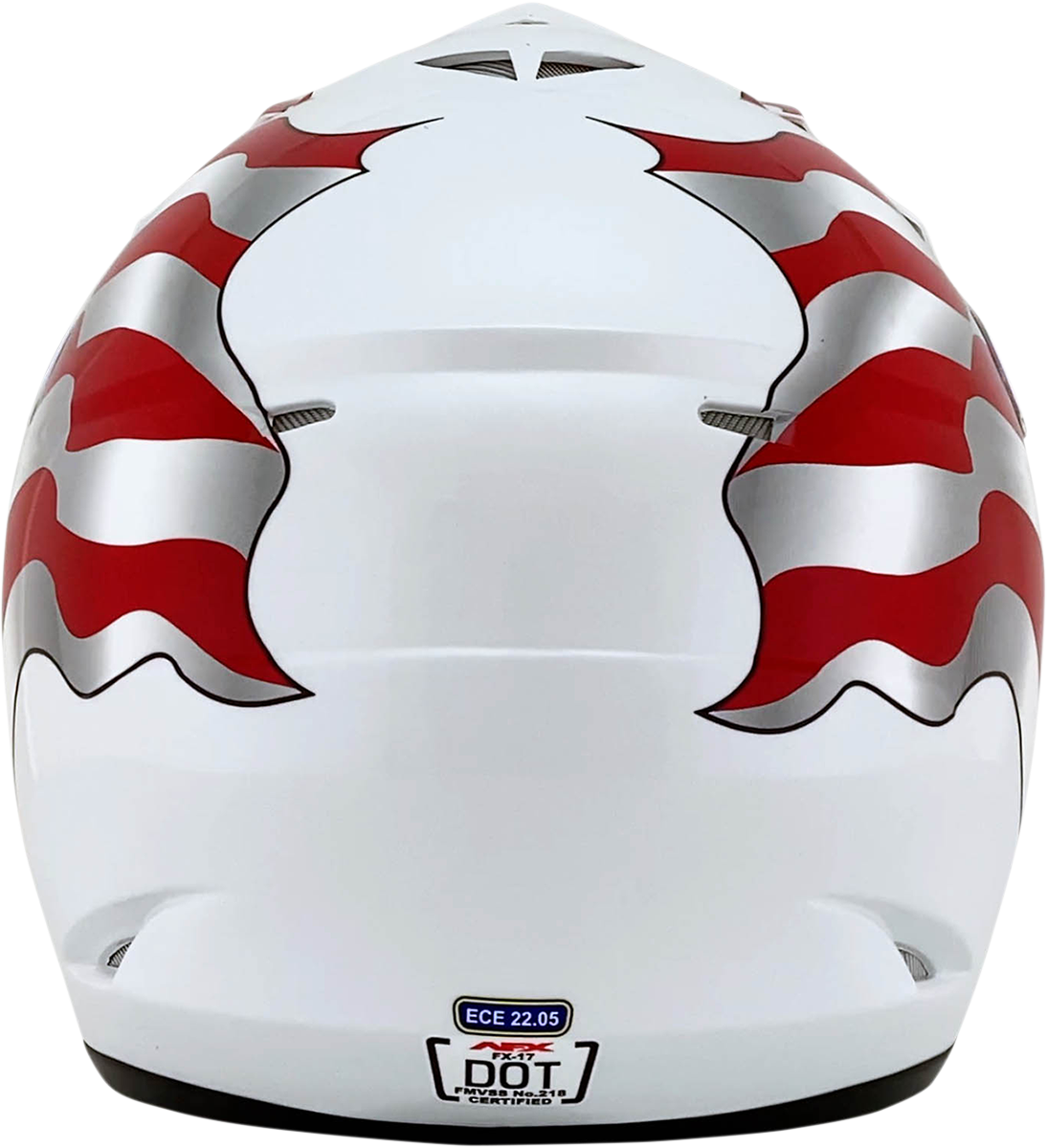 FX-17 Helmet - Flag - White - 3XL