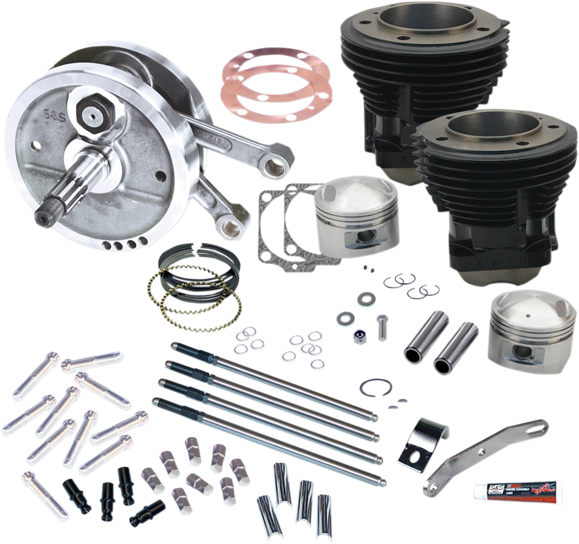 96\" Sidewinder® Big Bore Stroker Engine Performance Kit 1970 - 1984