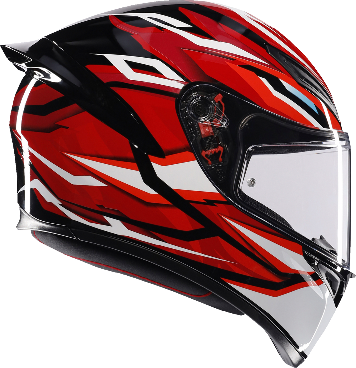 K1 S Helmet - Lion - Black/Red/White - Large