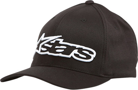 Blaze Flexfit® Hat - Black/White - Small/Medium