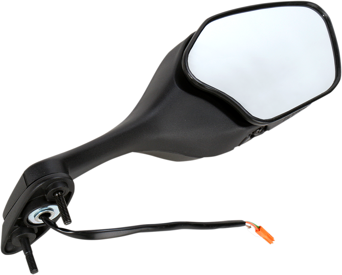 Mirror - Side View w/Integrated Lighting - Polygon - Black - Right 2008 - 2010