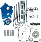 Cam Chest Kit with Plate - Gear Drive - Oil Cooled - 475 Cam - Chrome Pushrods -M8 2017 - 2020