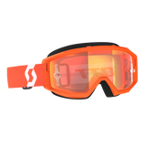 Primal Goggles - Orange/White - Orange Chrome Works