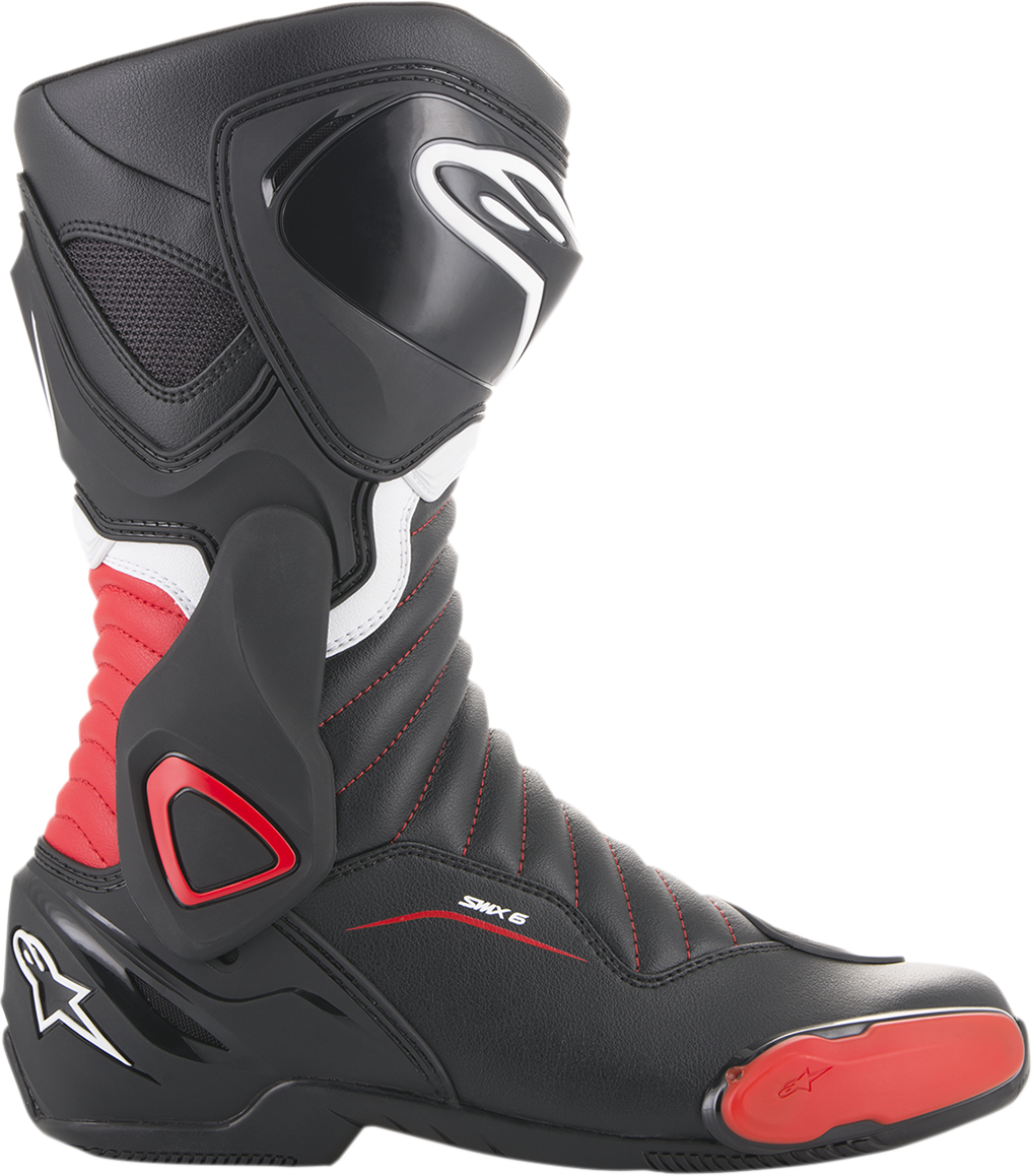 SMX-6 v2 Boots - Black/Red - US 12.5 / EU 48