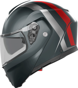 Streetmodular Helmet - Resia - Matte Gray/Silver/Red - 2XL