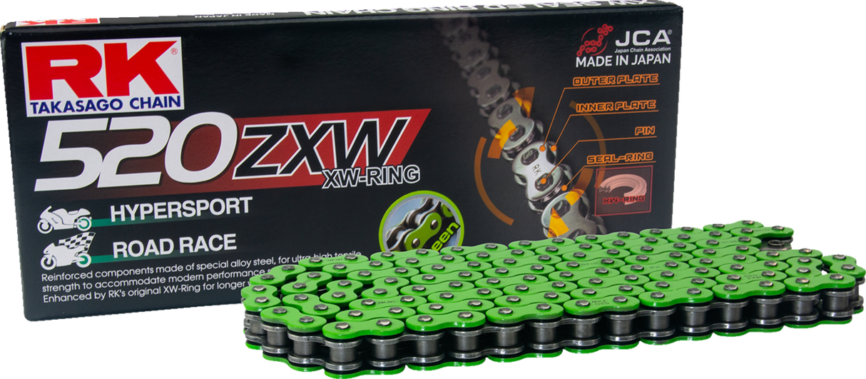 520 ZXW - Drive Chain - 120 Links - Green