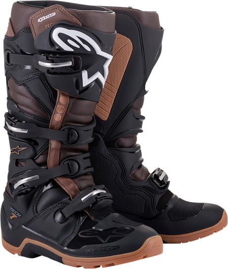 Tech 7 Enduro Boots - Black/Brown - US 12