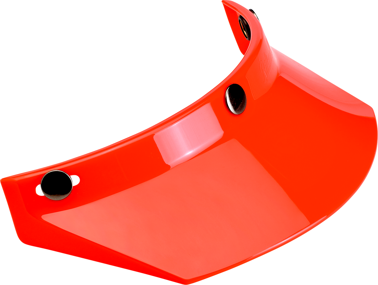 Moto 3-Snap Visor - Orange