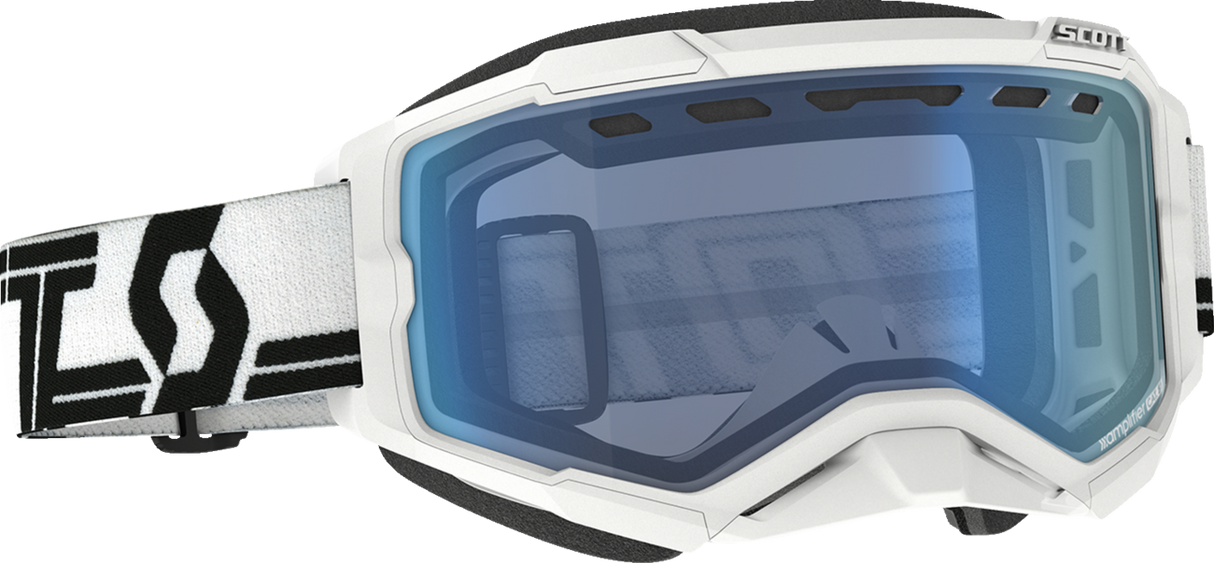 Fury Snow Goggles - White/Black - Blue