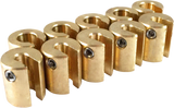 Wheel Weights - Re-Usable - 3/4 oz - Brass - 10 Pack