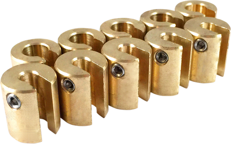 Wheel Weights - Re-Usable - 3/4 oz - Brass - 10 Pack