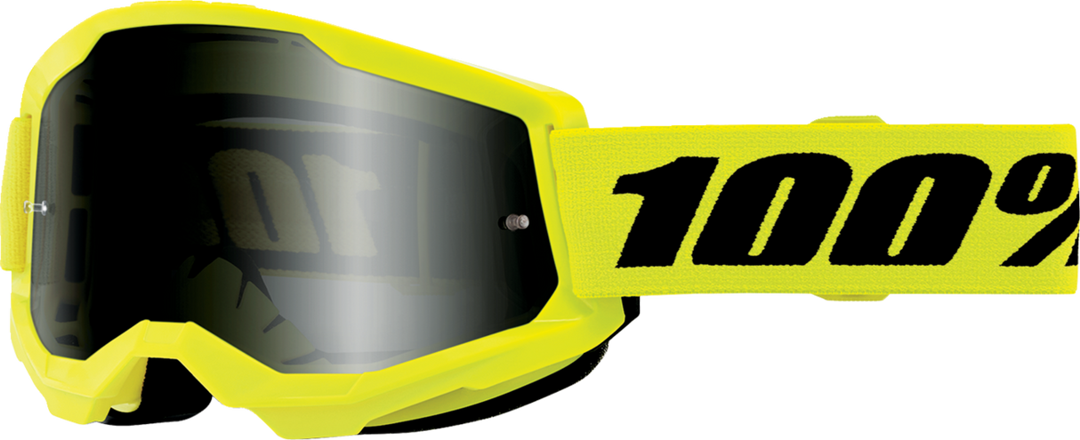 Strata 2 Sand Goggle - Neon Yellow - Smoke